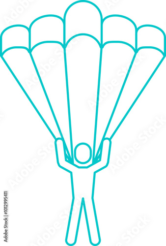 Skydiving Icon