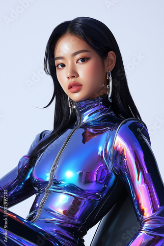 Holographic Hues: The Next Wave of Asian Fashion