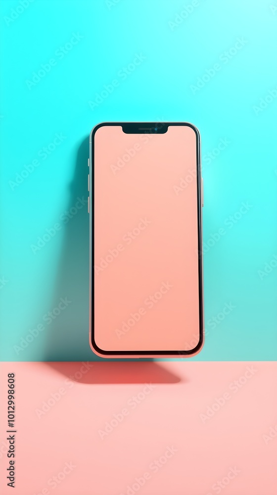 Floating Pastel Peach Phone Floating Pastel Peach Phone