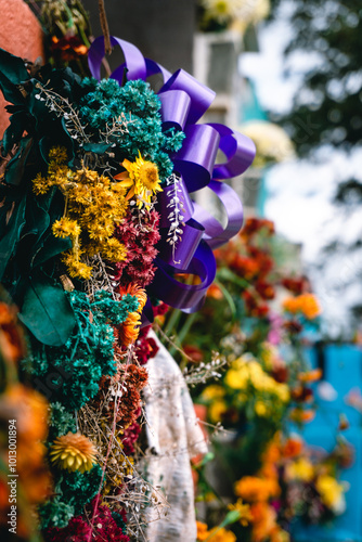 All Saints' Day Flower Decoration