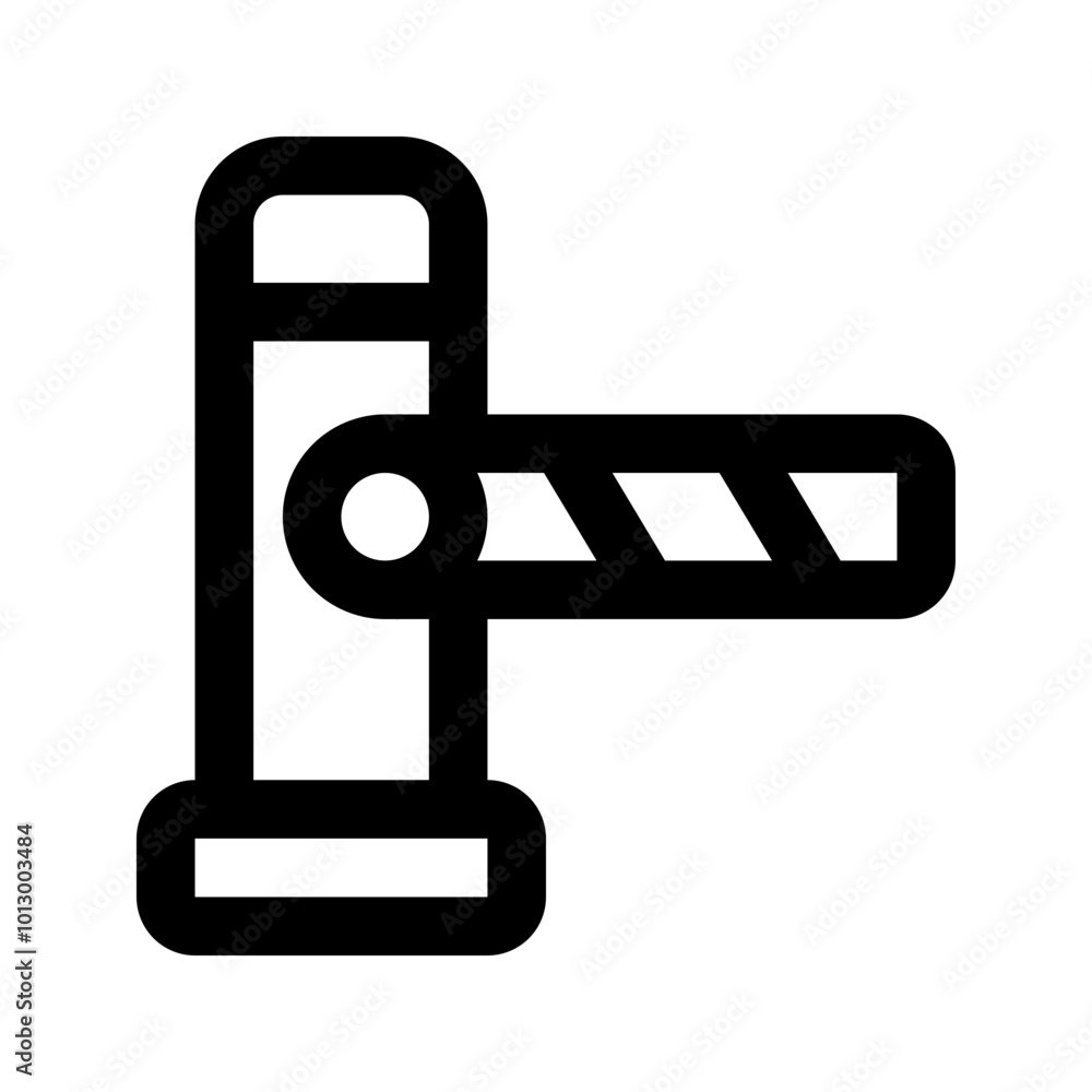 toll road line icon toll road line icon