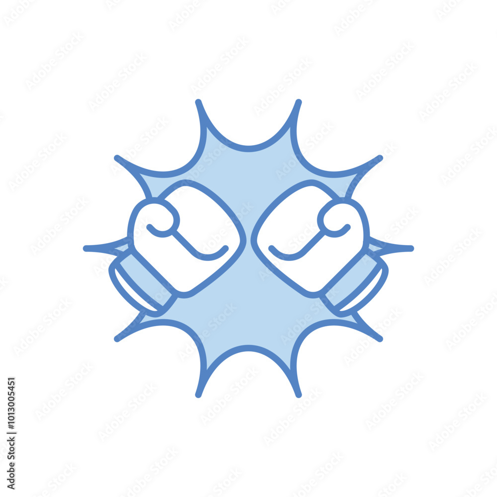Boxing vector icon Boxing vector icon