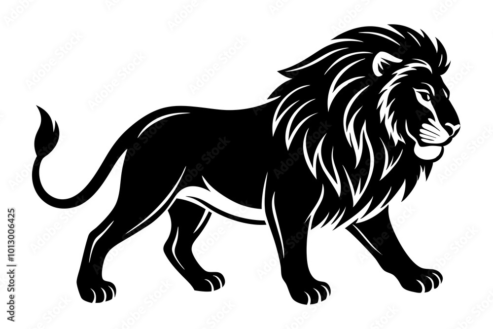 Graceful Lion Walking Toward You Through an Enchanting Wilderness Vector Illustration
Graceful Lion Walking Toward You Through an Enchanting Wilderness Vector Illustration