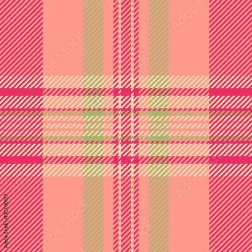 Tee pattern textile seamless, masculine fabric tartan check. Mother vector background texture plaid in red and orange colors.