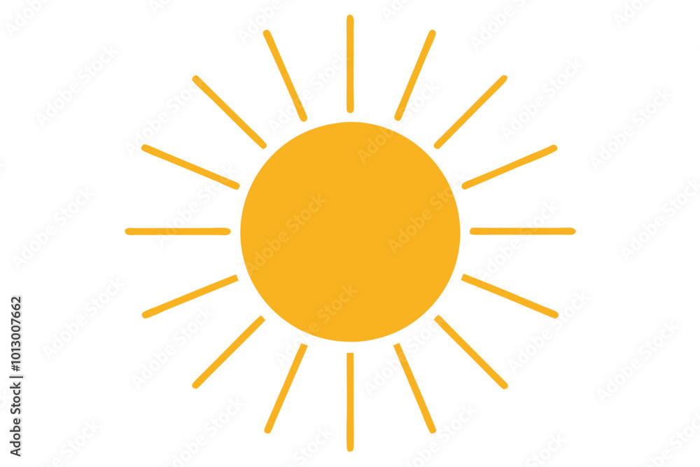 Vibrant Vector Artwork of a Sun Surrounded by Clean Lines Representing Bright Rays
Vibrant Vector Artwork of a Sun Surrounded by Clean Lines Representing Bright Rays