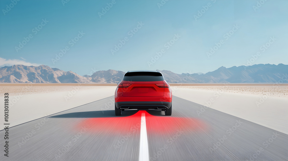 Obraz premium Cutting Edge Electronic Stability Control System Enhances Vehicle Maneuverability and Driving Safety by Providing Responsive