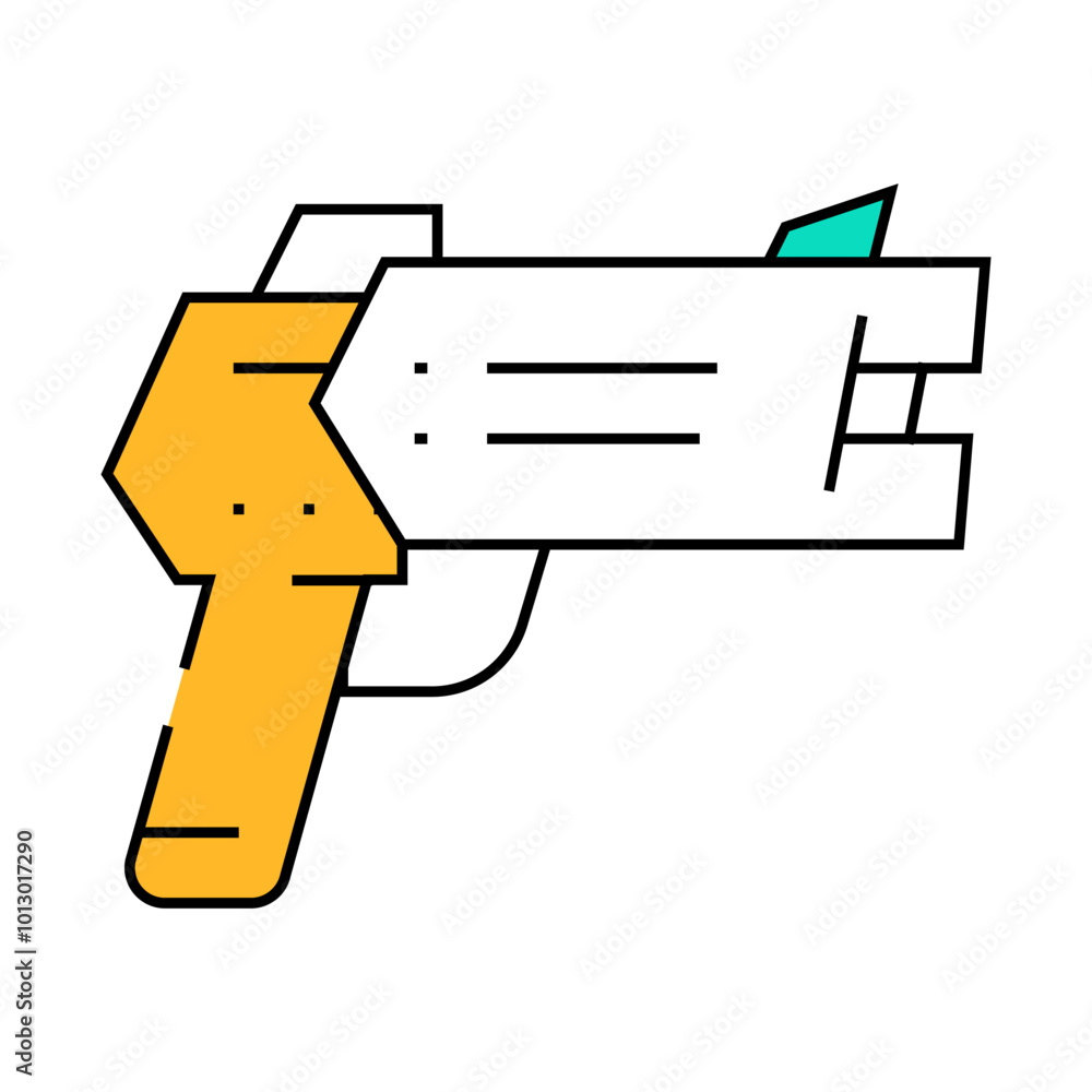 stun gun protest meeting line icon vector. stun gun protest meeting sign. isolated symbol illustration stun gun protest meeting line icon vector. stun gun protest meeting sign. isolated symbol illustration
