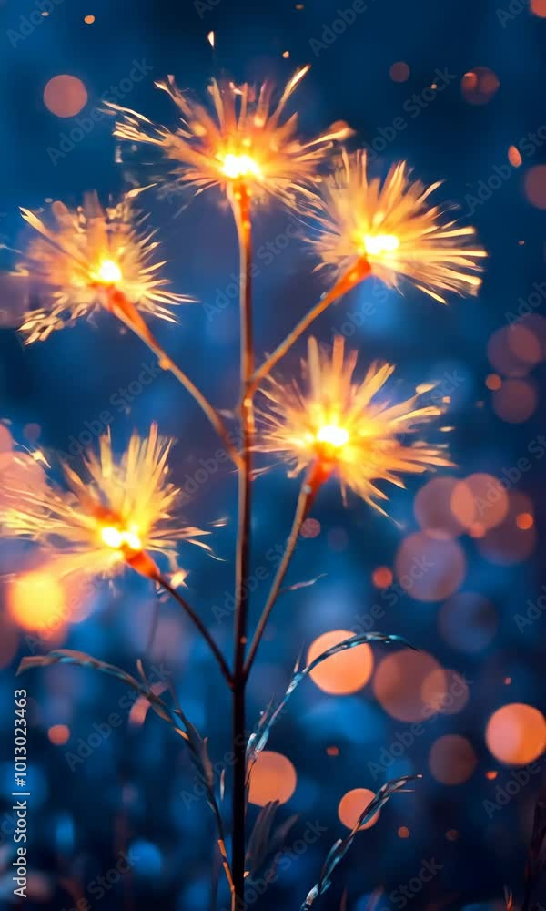 Luminous Flowers Glowing in the Dark, Illuminated by Soft Golden Lights, Creating a Stunning and Dreamy Phone Screensaver Luminous Flowers Glowing in the Dark, Illuminated by Soft Golden Lights, Creating a Stunning and Dreamy Phone Screensaver