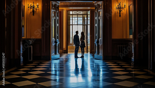 Photograph people standing or leaning in doorways, using the architectural frame to focus attention on the subject