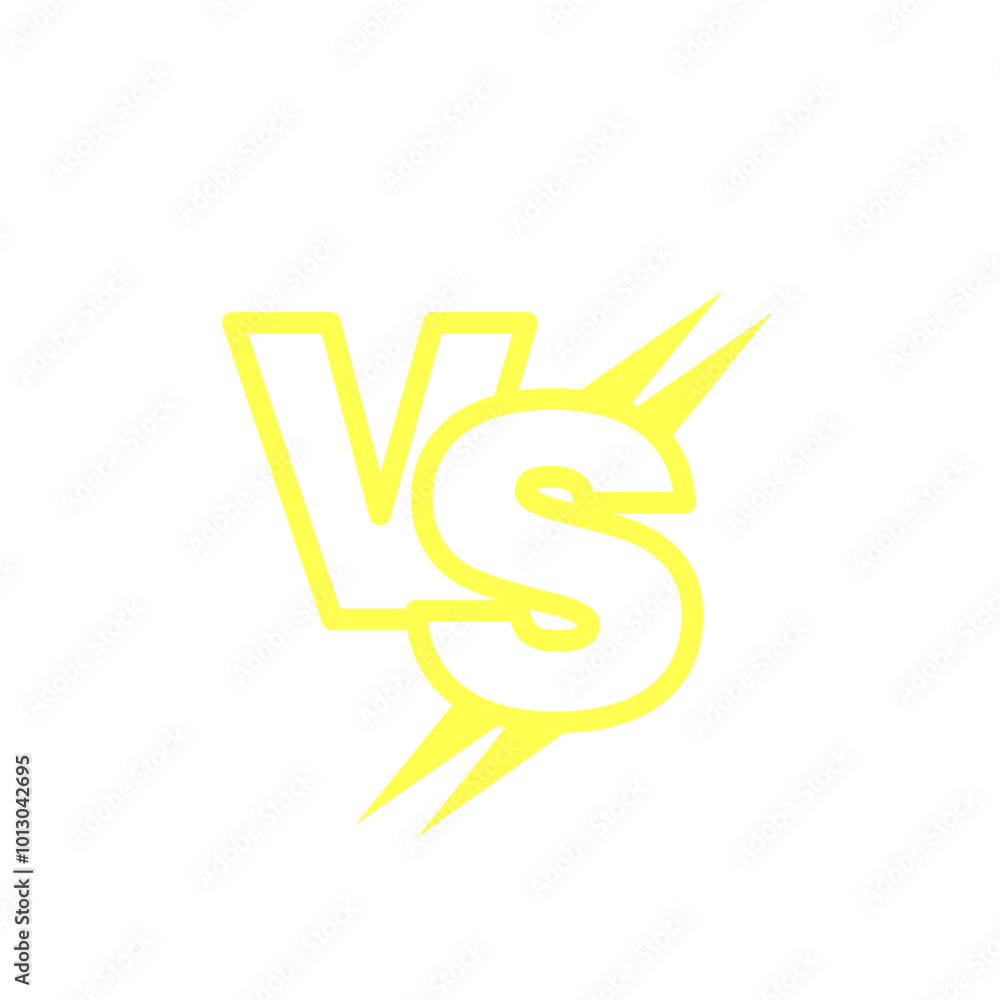 Obraz premium Versus Line Icon