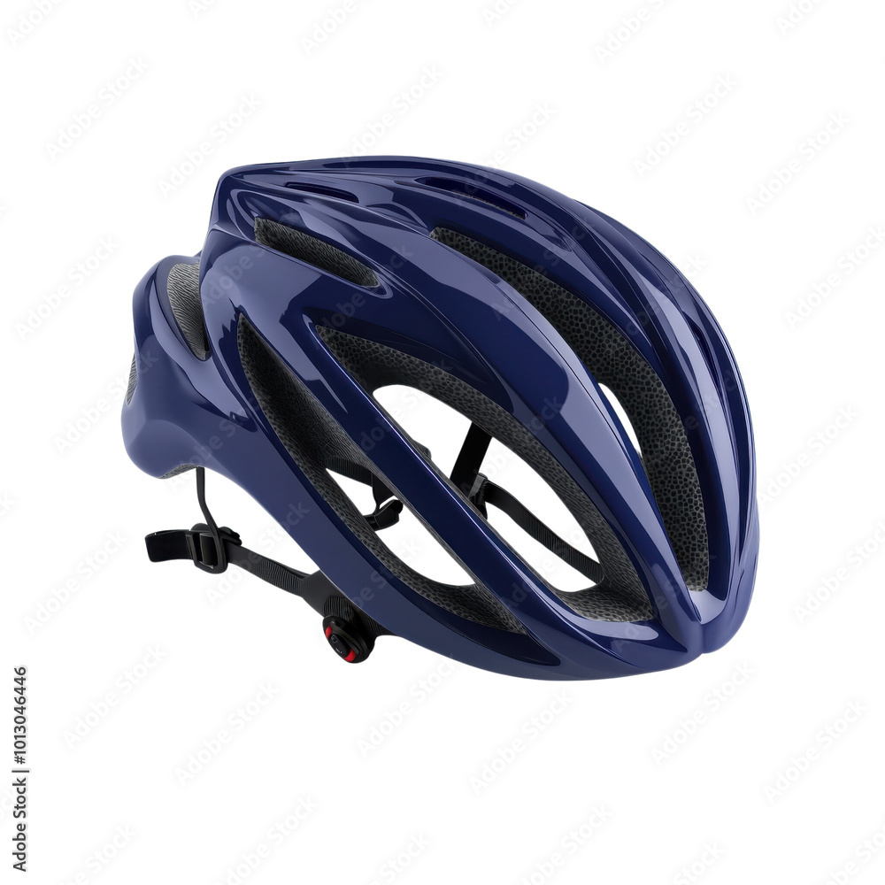 Navy blue cycling helmet, white isolated background transparent background Navy blue cycling helmet, white isolated background transparent background