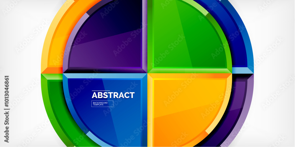 Glossy circles geometric background. Vector Illustration For Wallpaper, Banner, Background, Card, Book Illustration, landing page Glossy circles geometric background. Vector Illustration For Wallpaper, Banner, Background, Card, Book Illustration, landing page