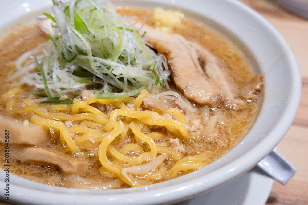 札幌の味噌ラーメン クローズアップ