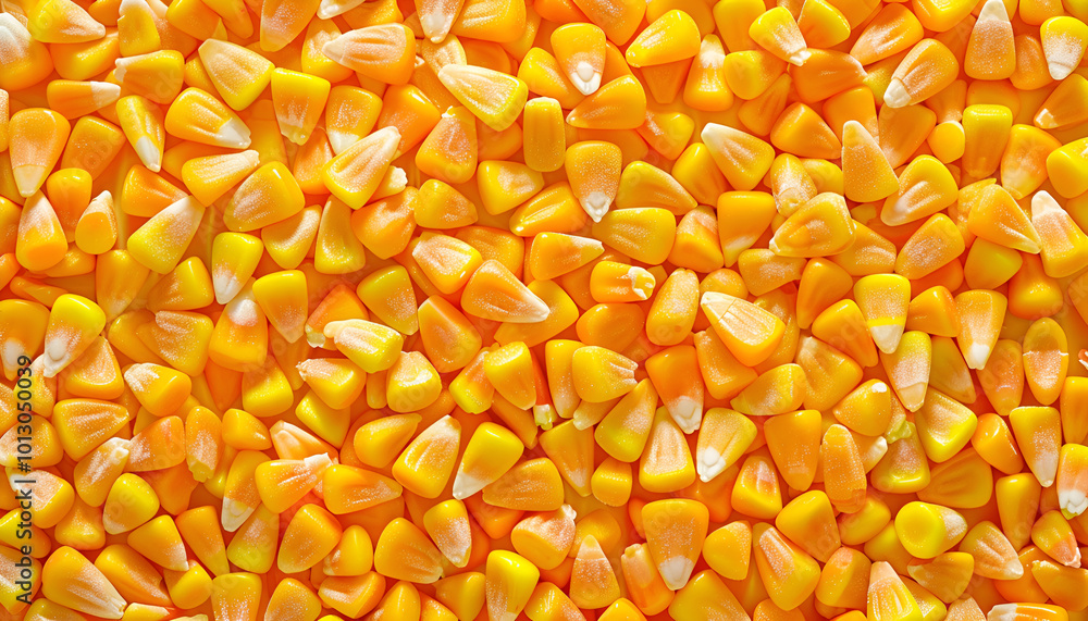 Delicious candy corns as background, top view Delicious candy corns as background, top view