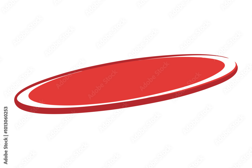 Vector Illustration of a Slim Elongated Oval with Soft Curved Edges Perfect for Graphics
Vector Illustration of a Slim Elongated Oval with Soft Curved Edges Perfect for Graphics