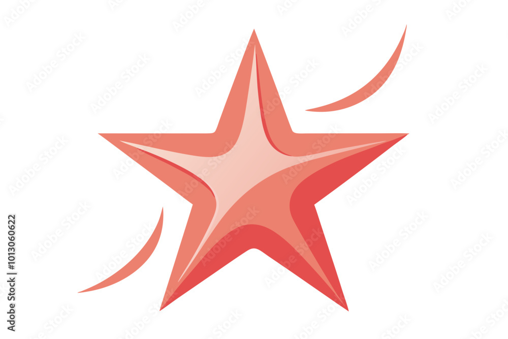 Soft Curved Five Pointed Star Vector Illustration for Elegant Designs
Soft Curved Five Pointed Star Vector Illustration for Elegant Designs