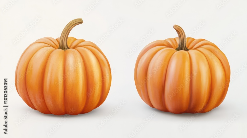 pumpkin on white background pumpkin on white background