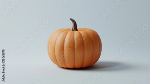 pumpkin on white background