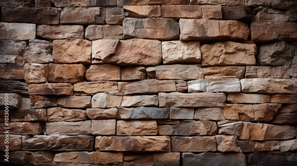 Earthy and Rustic Stone Wall Background with Natural Light Effects Earthy and Rustic Stone Wall Background with Natural Light Effects