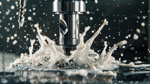 Industrial Metalworking with Coolant Spray
