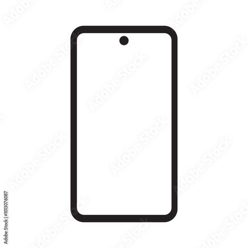 mobile phone icon logo vector template symbol