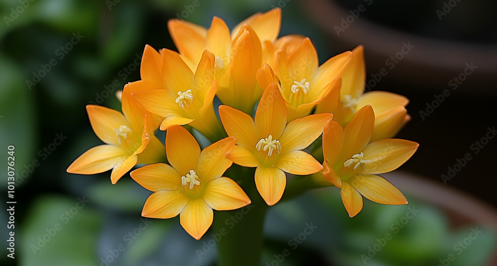 Obraz premium Bright yellow flowers blooming in a lush green garden during the warm spring season