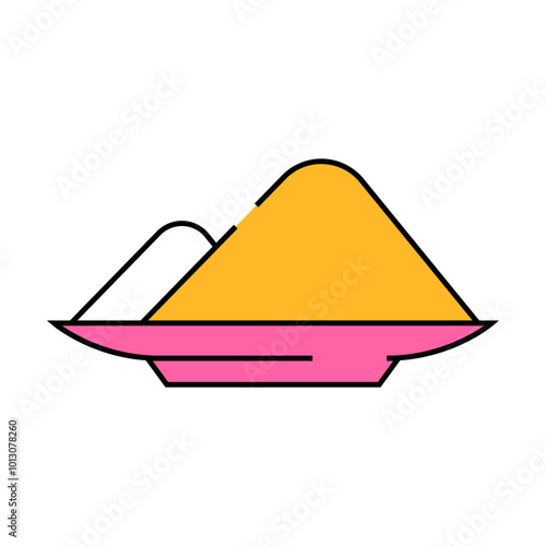 sodium nitrite line icon vector. sodium nitrite sign. isolated symbol illustration