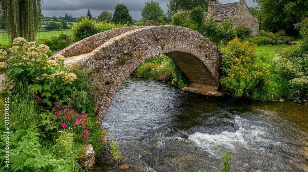 Fototapeta premium bridge over the river