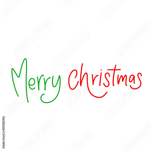 Merry Christmas text 