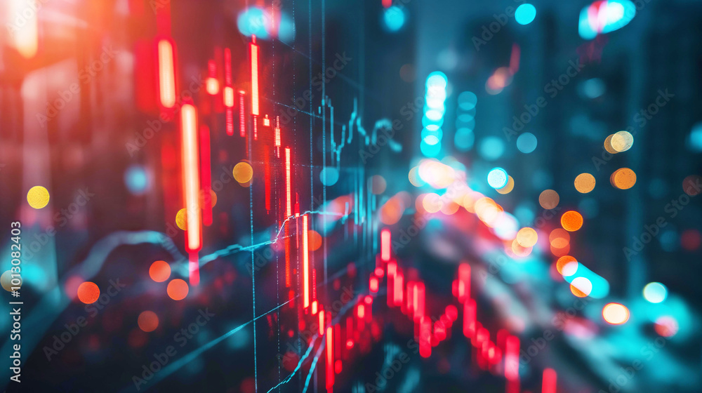financial crisis red falling chart on the stock exchange falling stocks abstract background financial crisis red falling chart on the stock exchange falling stocks abstract background