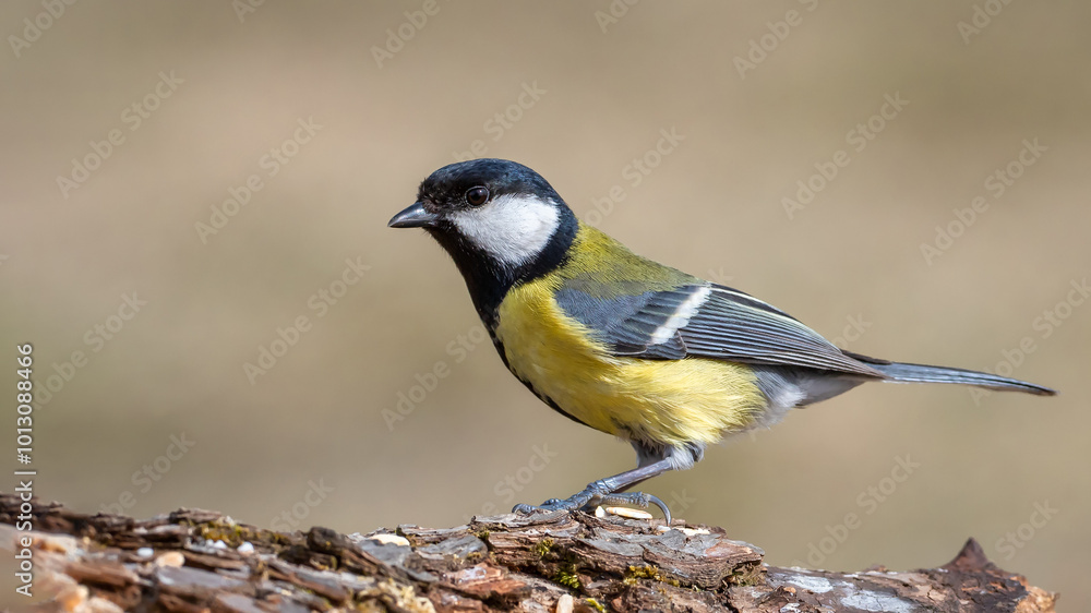 Obraz premium Great tit - Parus major