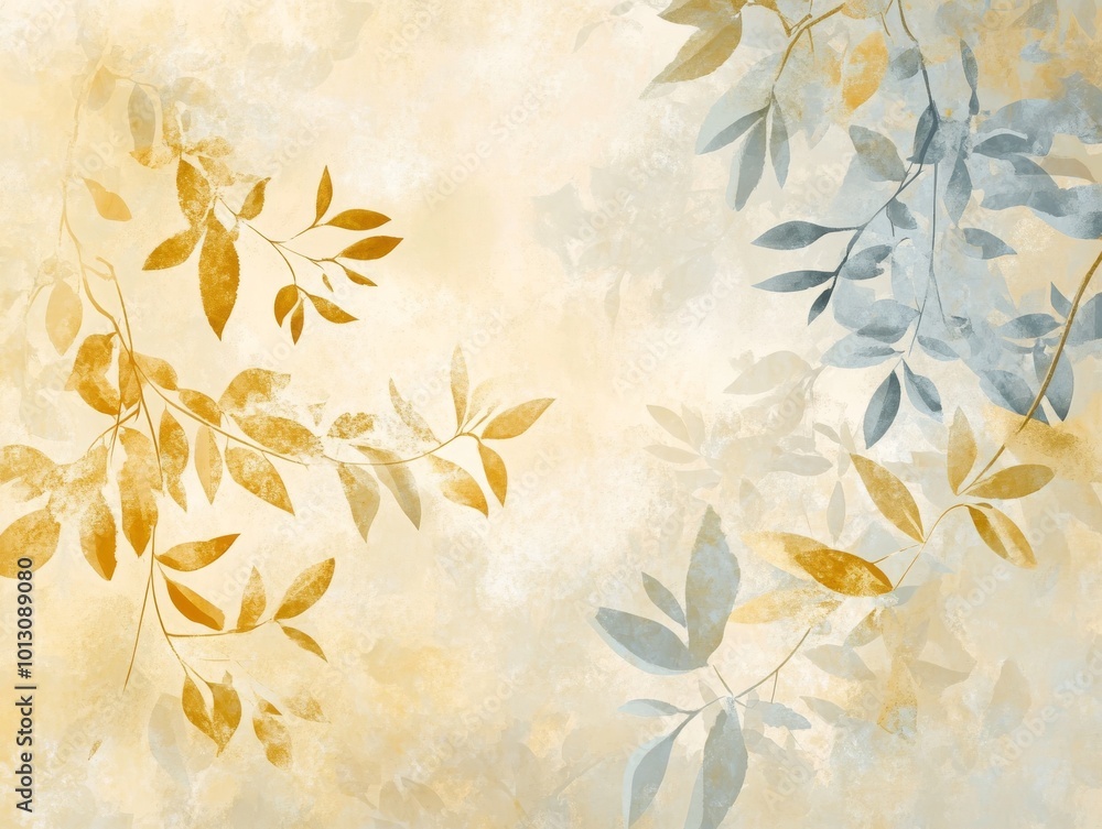 2408 125.A serene beige gradient background with overlays of pastel yellow and soft blue tones, featuring abstract patterns of leaves and delicate shadows. The subtle interplay of light and shadow 2408 125.A serene beige gradient background with overlays of pastel yellow and soft blue tones, featuring abstract patterns of leaves and delicate shadows. The subtle interplay of light and shadow