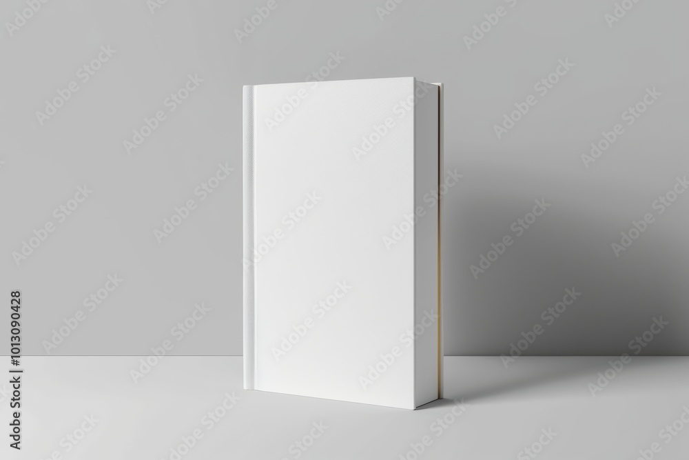 A simple and sophisticated white book with a blank cover, ideal for personalizing with your own designs, notes, or artwork. A simple and sophisticated white book with a blank cover, ideal for personalizing with your own designs, notes, or artwork.