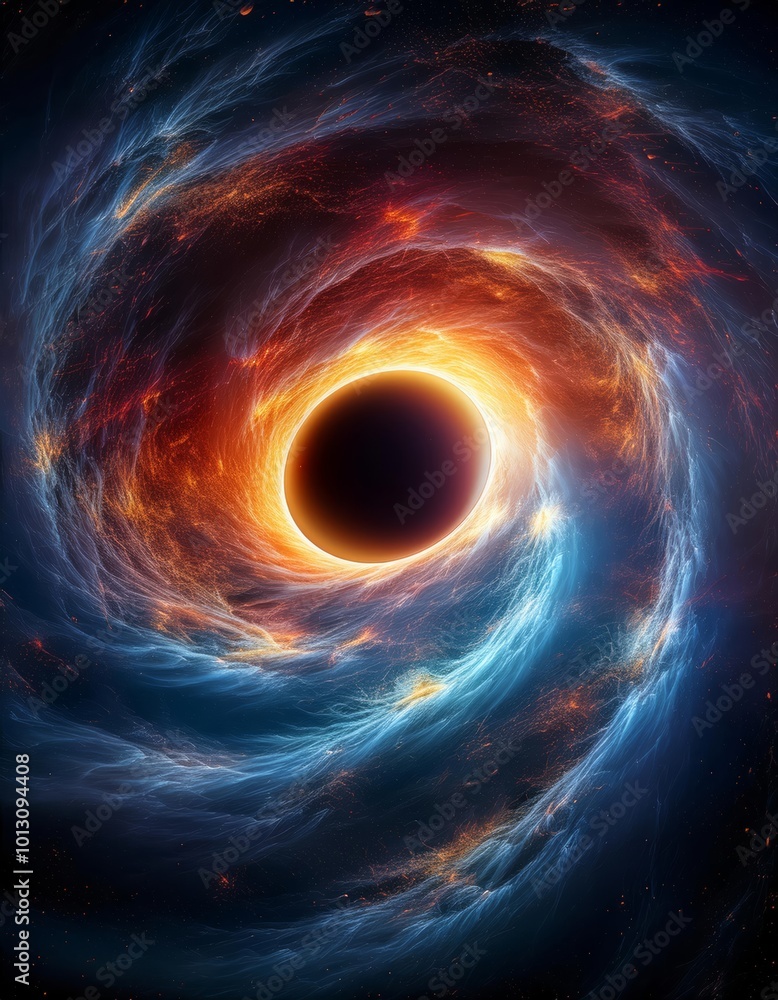 Close-Up View of a Black Hole's Accretion Disk with Swirling Gases and X-Rays Close-Up View of a Black Hole's Accretion Disk with Swirling Gases and X-Rays