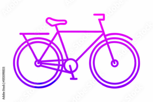 Bicycle silhouette vector illustration. highly detailed, ultra-detailed on a white background 