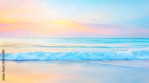 Ocean Sunset Waves