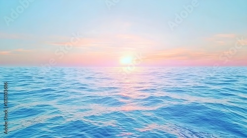 Ocean Sunset Horizon