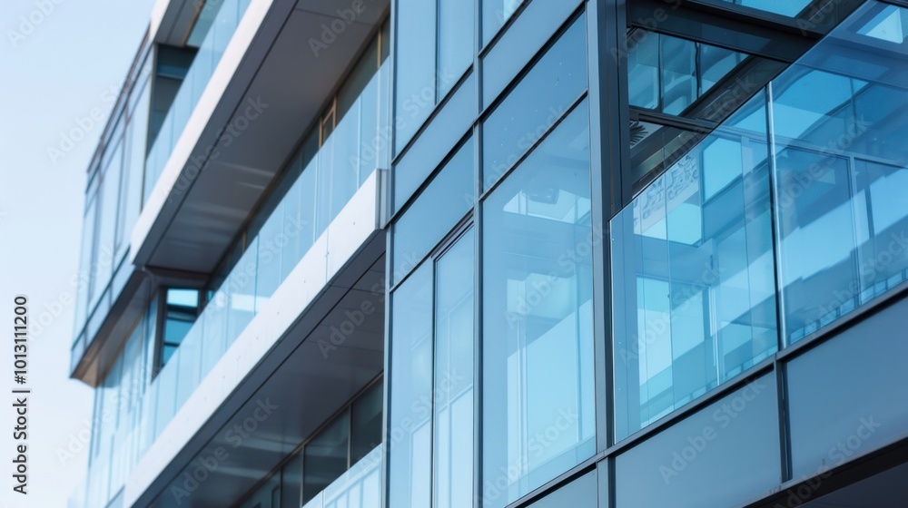 Modern Glass Building Facade Modern Glass Building Facade