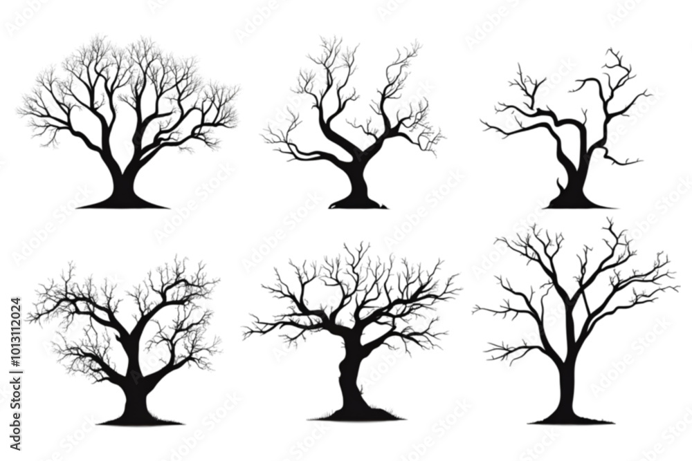 Black Silhouette Tree, Minimalist Vector Illustration, Isolated on White Background, Nature and Wildlife Concept
Black Silhouette Tree, Minimalist Vector Illustration, Isolated on White Background, Nature and Wildlife Concept
