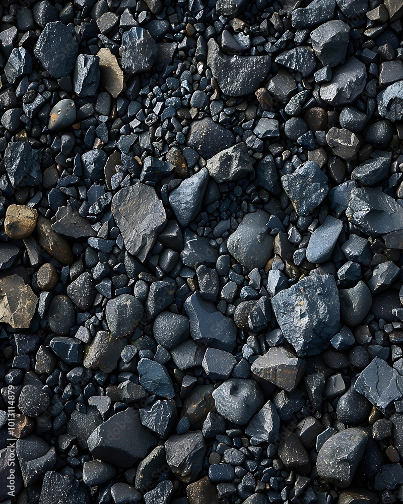 Natural Dark Stones Texture With Various Sized Rocks Natural Dark Stones Texture With Various Sized Rocks