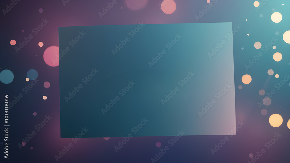 Obraz premium Artifical Intelligence generated bokeh abstract light background. Festive Background With