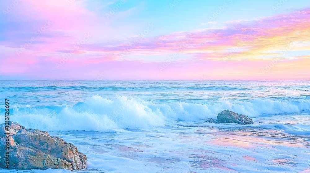 Ocean Waves Sunset Sky Ocean Waves Sunset Sky
