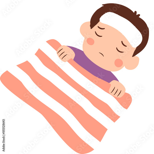A boy got fever