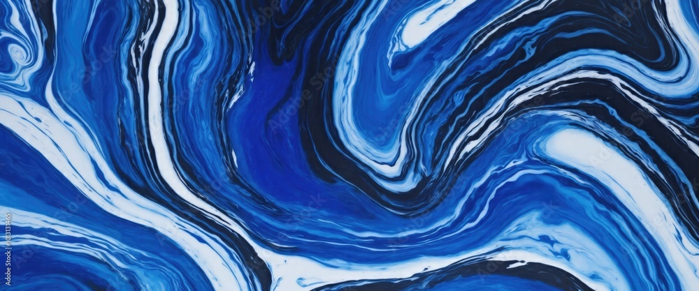 Black and blue color with liquid fluid Abstract marbled texture painting background Black and blue color with liquid fluid Abstract marbled texture painting background