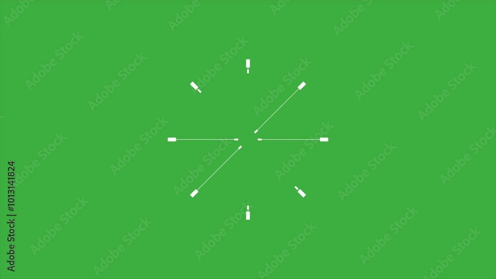 Animation video abstract moving on green screen background Animation video abstract moving on green screen background