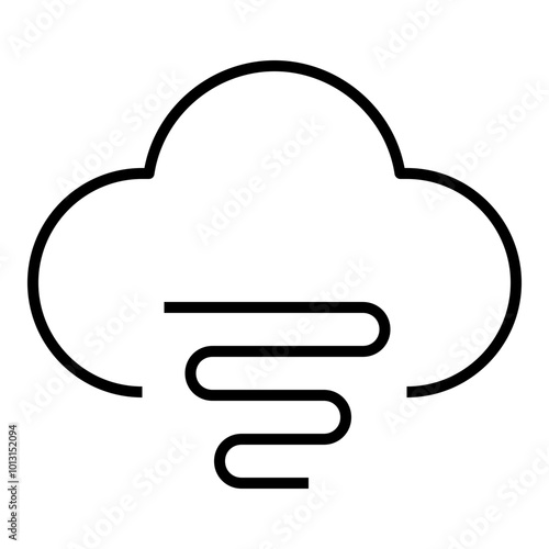 Cloud Windy Icon