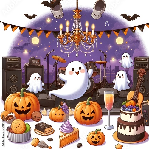 Halloween party concert