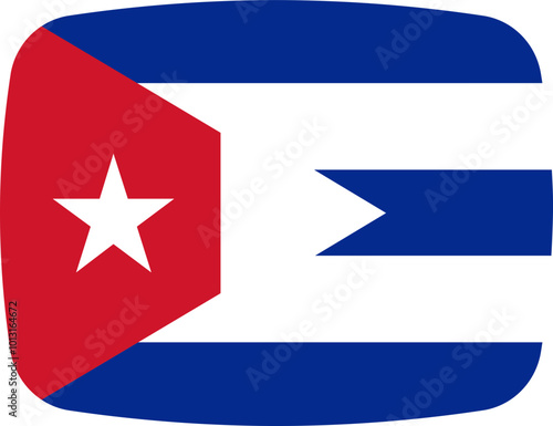 Cuba flag on video player icon Free Download Cuba flag on video player icon - GFXLoad
