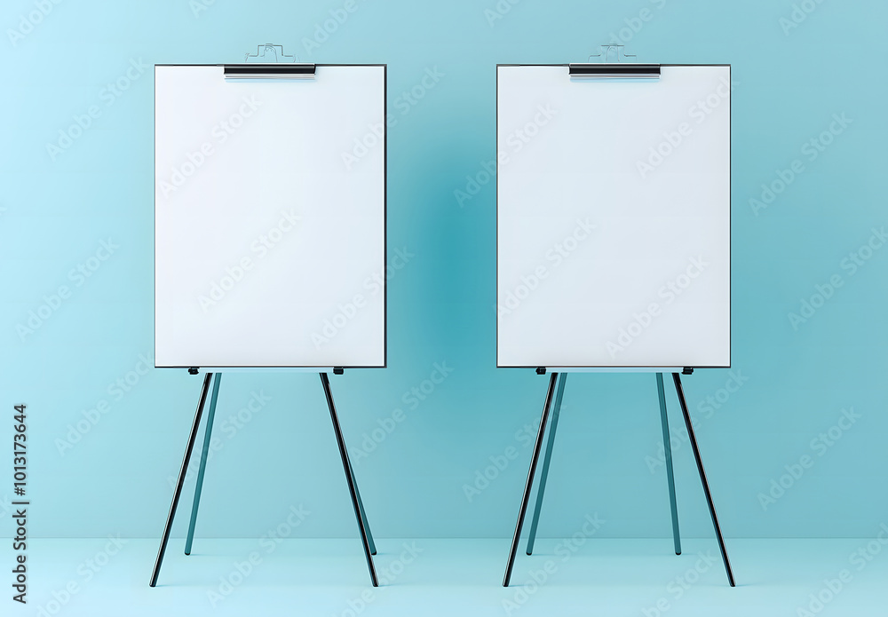 Blank white mock-up design stands for placing images and texts. Gray background. 3D Rendering design Blank white mock-up design stands for placing images and texts. Gray background. 3D Rendering design