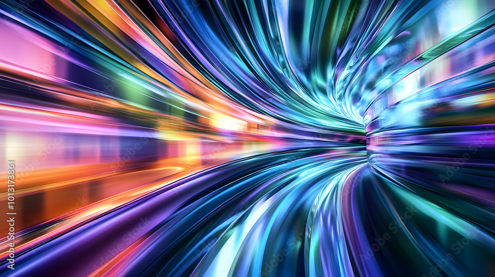 Abstract Speed and Technology Abstract Speed and Technology